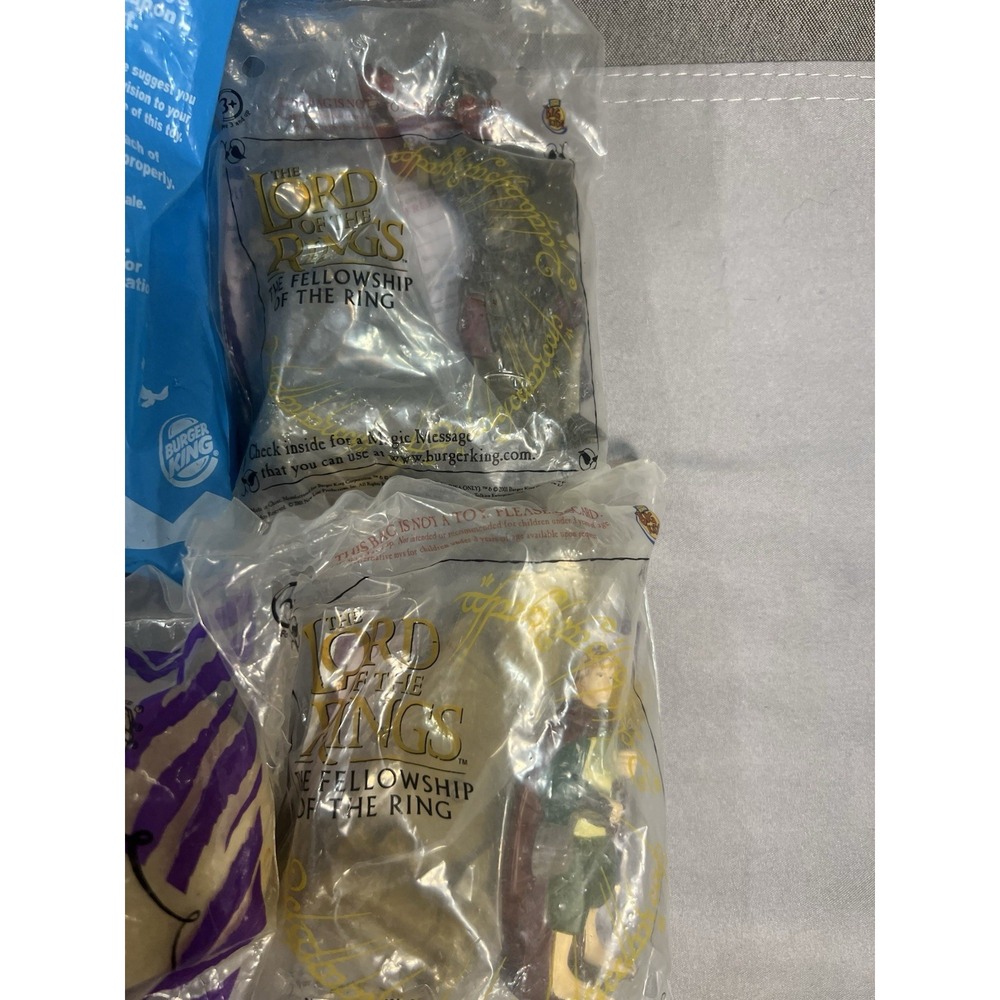 9 PC TOY LOT BURGER KING IN SEALED PACKAGING~LORD OF RINGS, STUNT X, ETC (2576) - Picture 5 of 6
